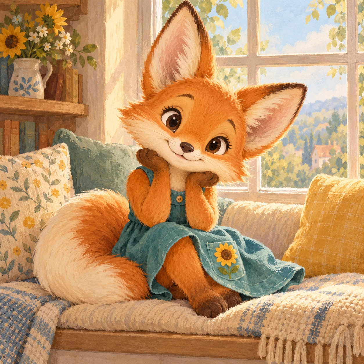 Lila — The fox who loves listening
