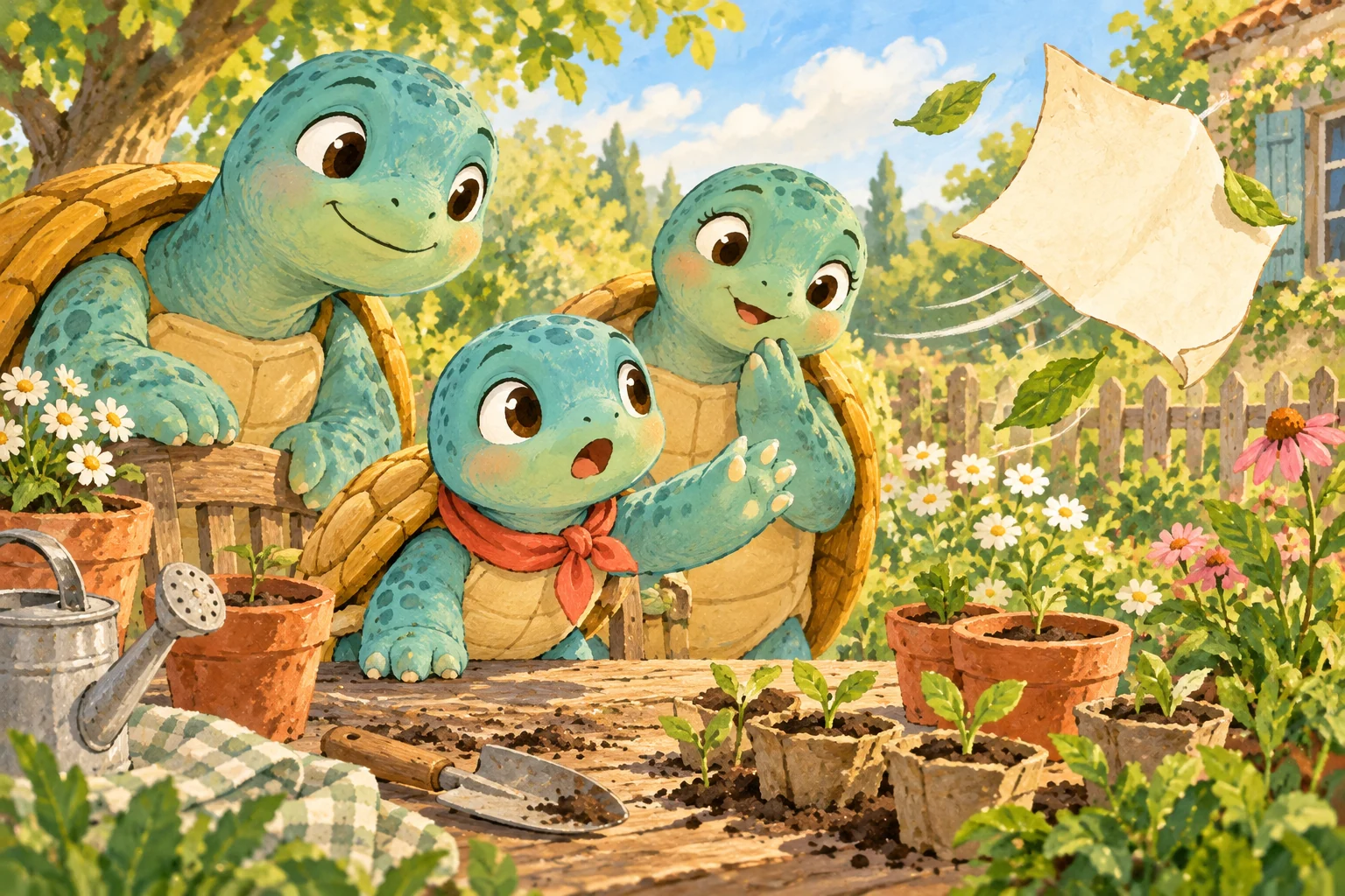 Mino and the Missing Garden Plan