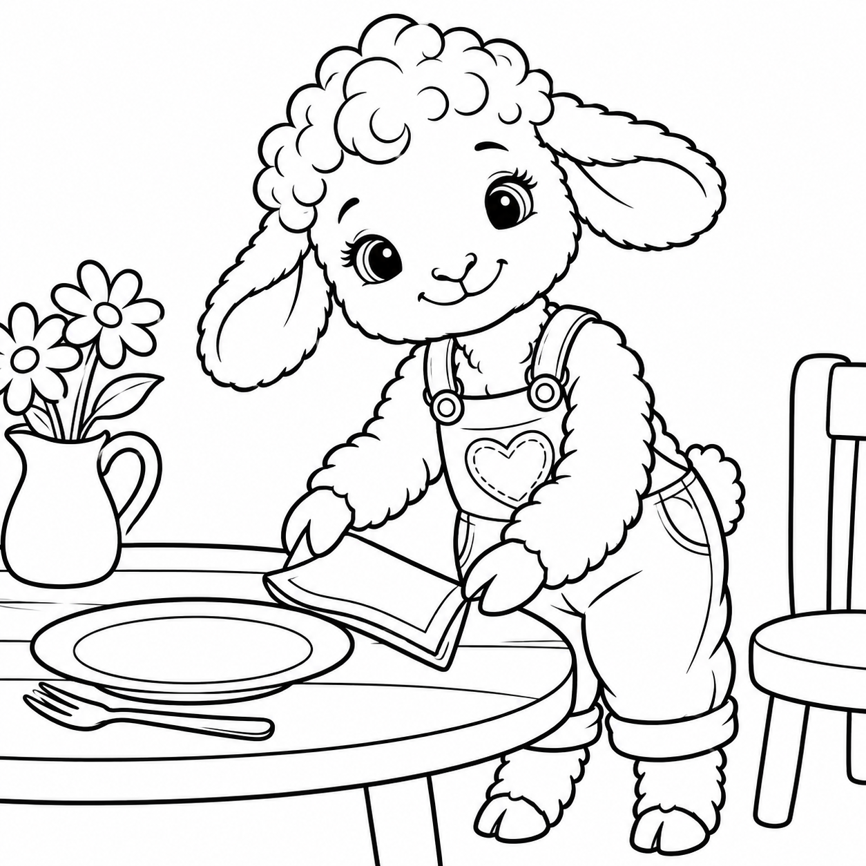Breakfast Coloring with Pamuk