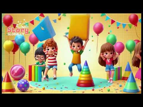 🎶 Let’s Dance with Shapes | Educational Kids Song - Circle, Square, Triangle, Rectangle 🎶