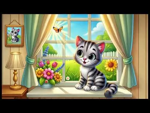Sevimli Minik Kedi - Eğlenceli Çocuk Şarkısı