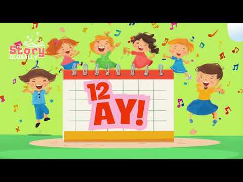 Ayları Öğreniyoruz - Animasyonlu Eğitici İçerik - Eğlenceli Animasyon Çizgi Film