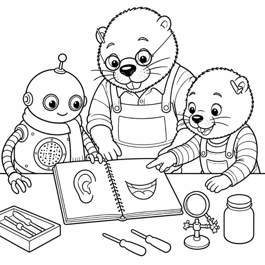 Tıkır Deyim Öğreniyor — boyama 1