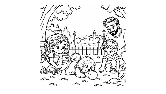 Carlos and the Quiet Invitation — coloring 2