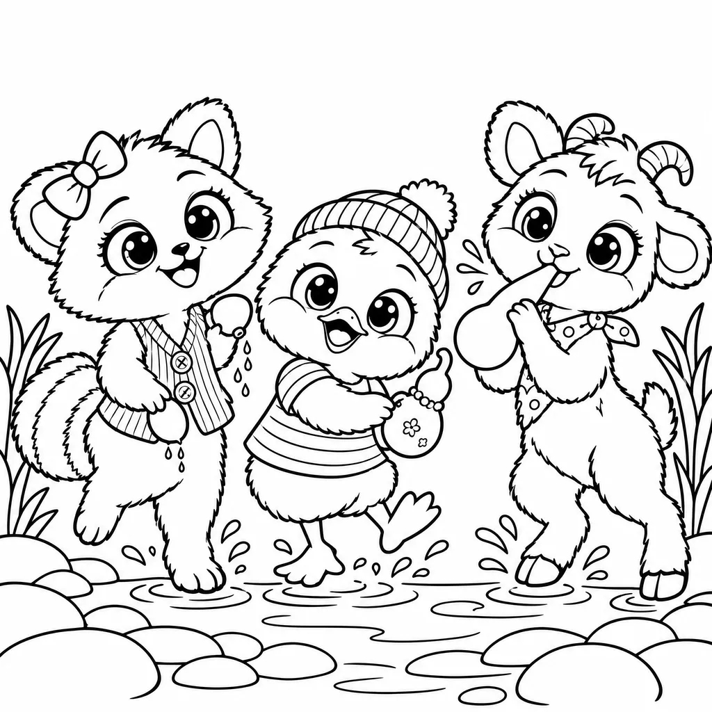 Lokum's Pebble Orchestra — coloring 2